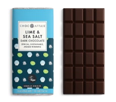 Chocolate with lime and sea salt